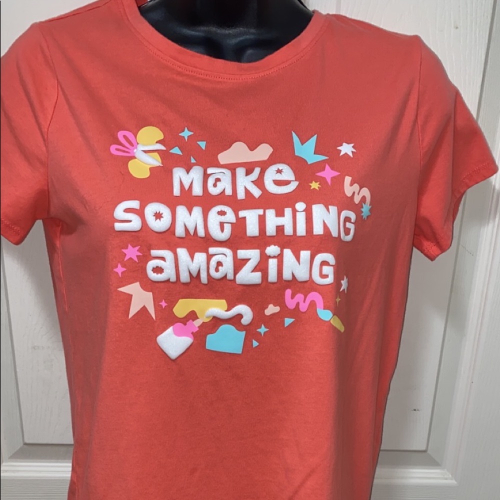 Girls Casual Graphic T-shirt Size 14/16